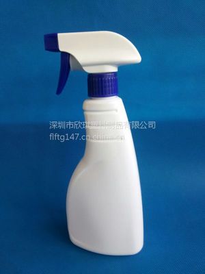 供应500ML PE扁形瓶子 多用途工业与药用喷雾包装解决方案